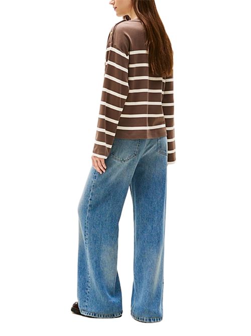 T-shirt manica lunga in cotone Tommy Hilfiger | WW0WW457600BL